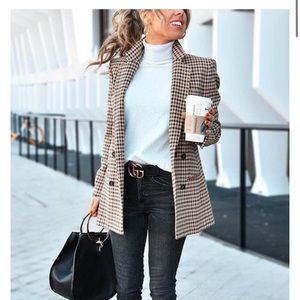 Plaid Blazer